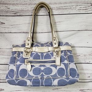 Coach signature penelope blue sliver